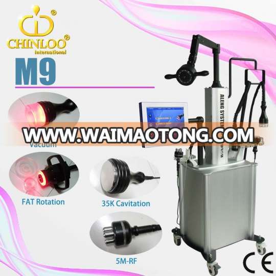 M9 Chinloo Manufactures Professional Vacuum Cavitation Body Slimming Beauty Equipment