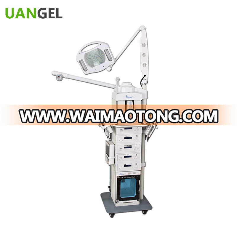 Nv-1608 Beauty Salon Equipment 19 in 1 Multifunction Facial Magnifying Lamp Beauty Machine