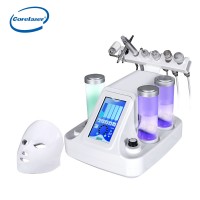 Multifunctional Portable Sprayer Bio RF Water Suction Oxygen Facial Machine with Mask